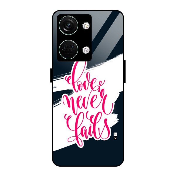Love Never Fails Glass Back Case for Oneplus Nord 3