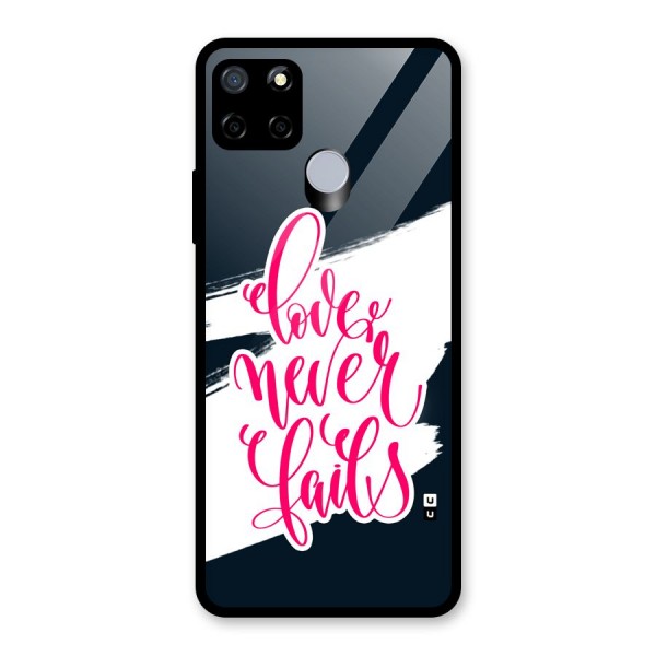 Love Never Fails Glass Back Case for Realme Narzo 20