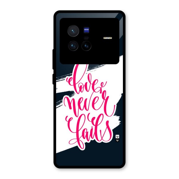 Love Never Fails Glass Back Case for Vivo X80