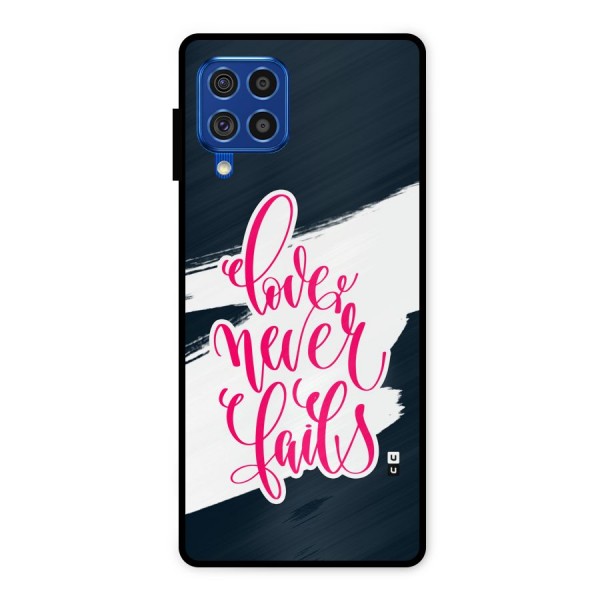 Love Never Fails Metal Back Case for Galaxy F62