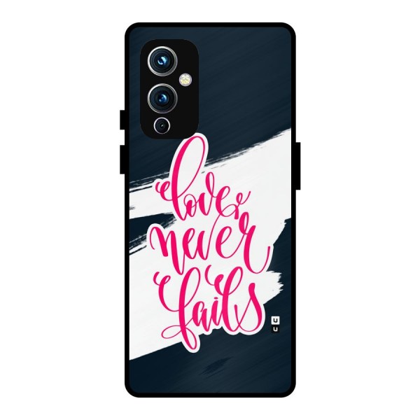 Love Never Fails Metal Back Case for OnePlus 9