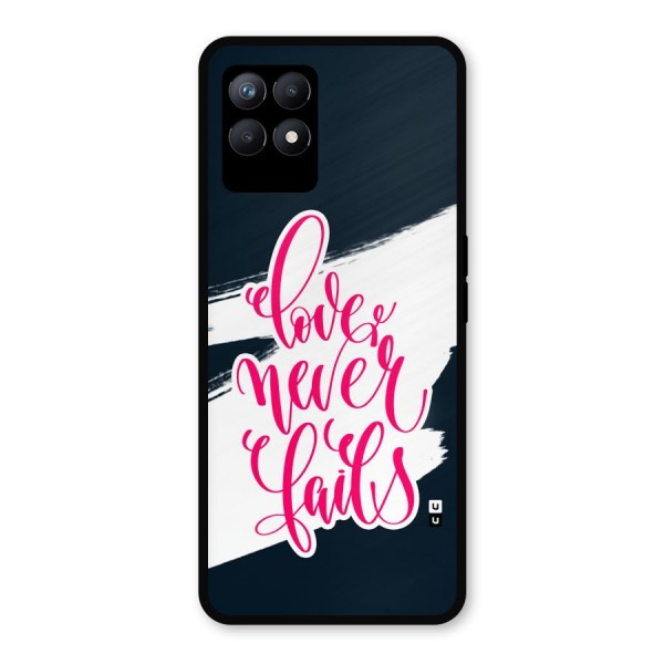 Love Never Fails Metal Back Case for Realme 8i