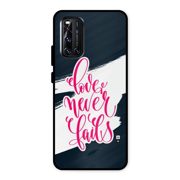 Love Never Fails Metal Back Case for Vivo V19