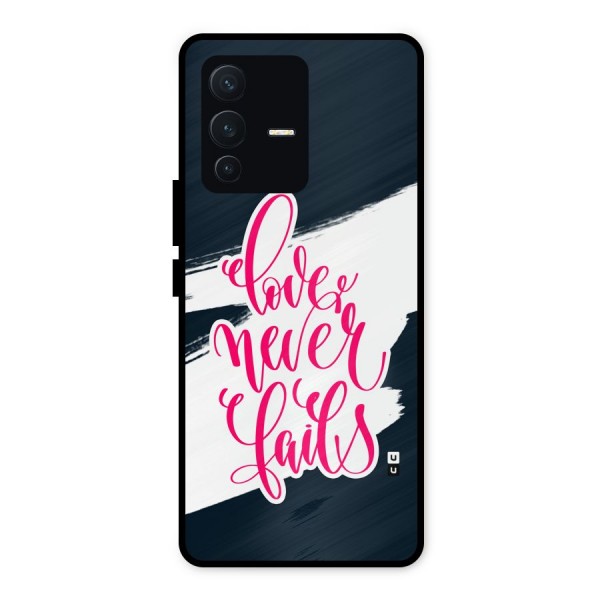 Love Never Fails Metal Back Case for Vivo V23 5G