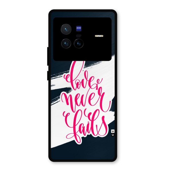 Love Never Fails Metal Back Case for Vivo X80