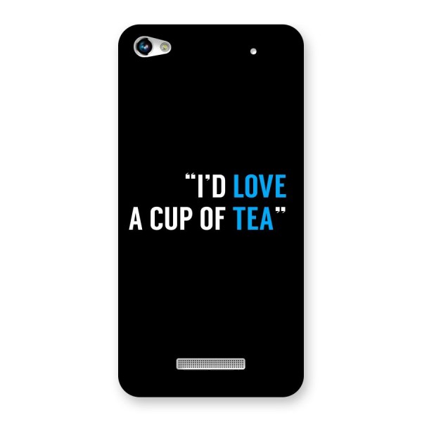 Love Tea Back Case for Micromax Hue 2