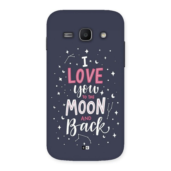 Love To The Moon Back Case for Galaxy Ace3