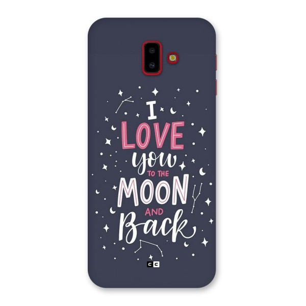 Love To The Moon Back Case for Galaxy J6 Plus