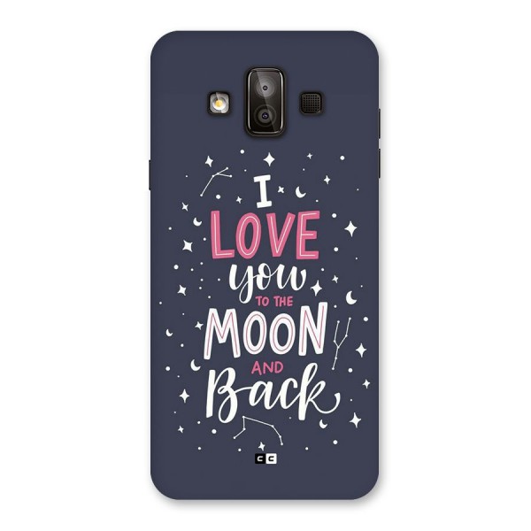 Love To The Moon Back Case for Galaxy J7 Duo