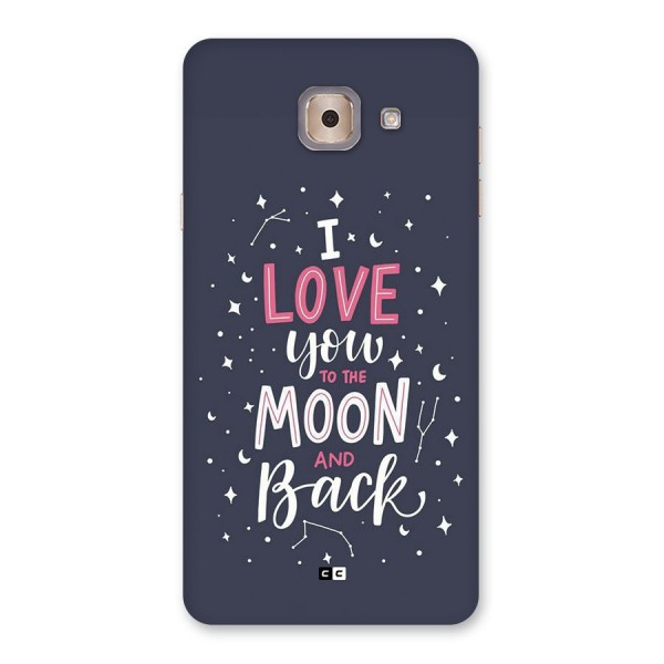 Love To The Moon Back Case for Galaxy J7 Max