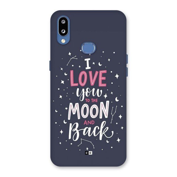 Love To The Moon Back Case for Galaxy M01s