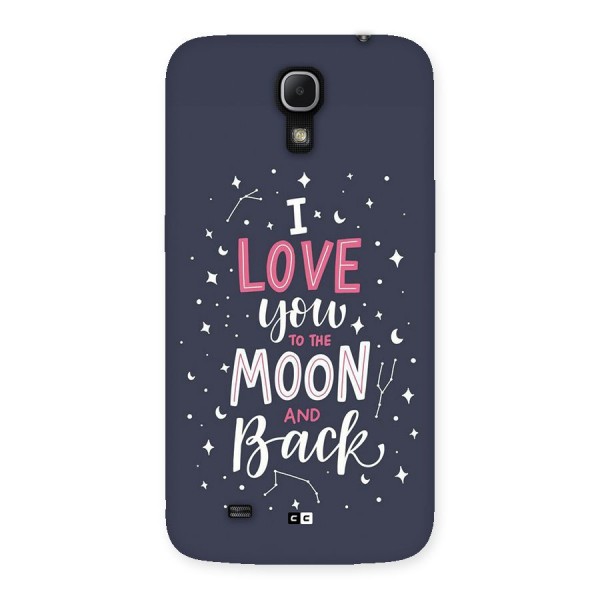 Love To The Moon Back Case for Galaxy Mega 6.3