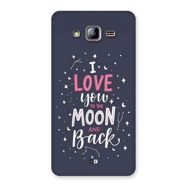 Love To The Moon Back Case for Galaxy On5