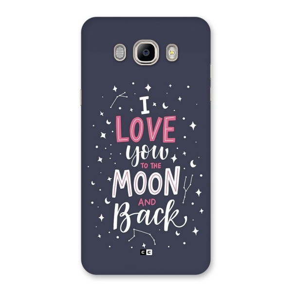 Love To The Moon Back Case for Galaxy On8