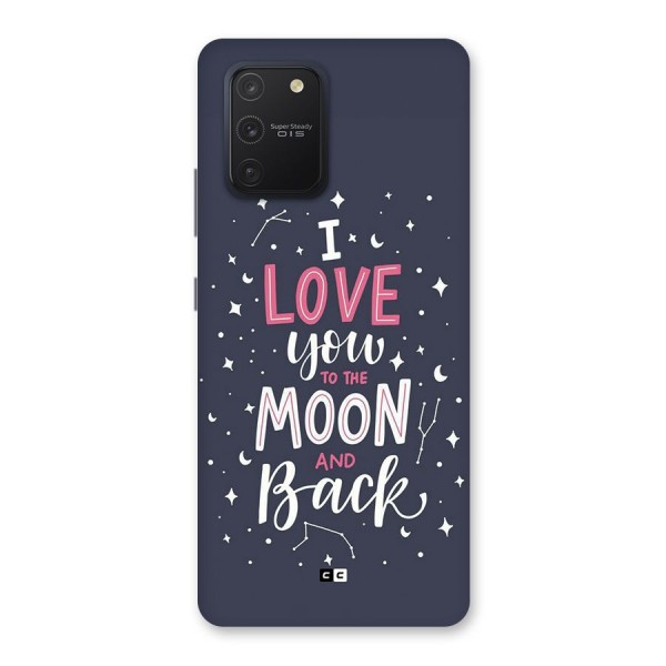 Love To The Moon Back Case for Galaxy S10 Lite