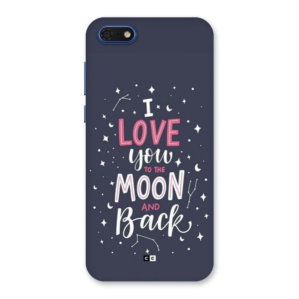 Love To The Moon Back Case for Honor 7s