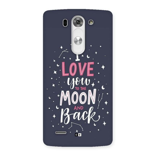 Love To The Moon Back Case for LG G3 Mini