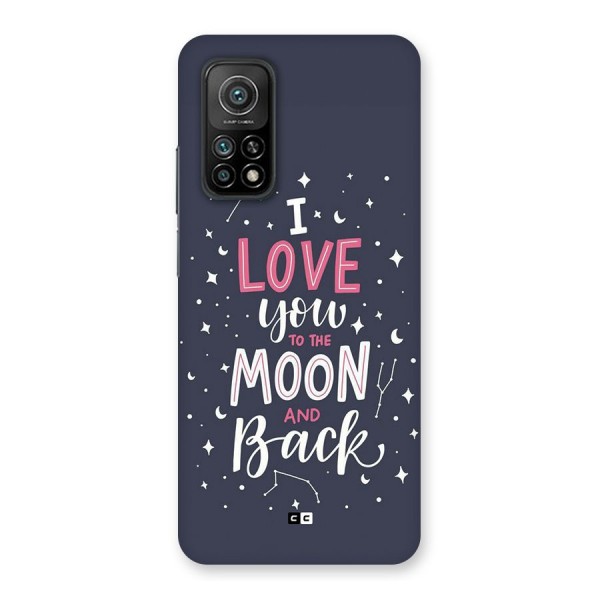 Love To The Moon Back Case for Mi 10T 5G