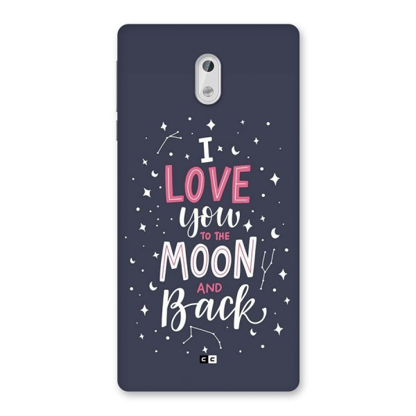 Love To The Moon Back Case for Nokia 3