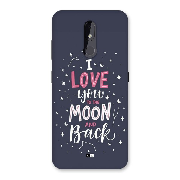 Love To The Moon Back Case for Nokia 3.2