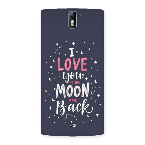 Love To The Moon Back Case for OnePlus One