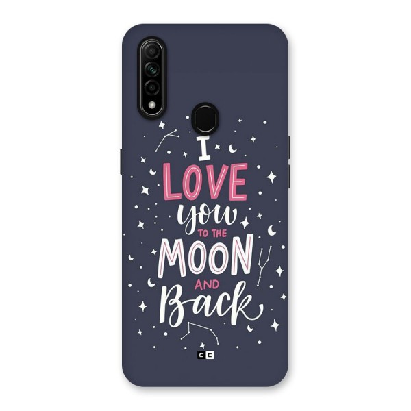 Love To The Moon Back Case for Oppo A31