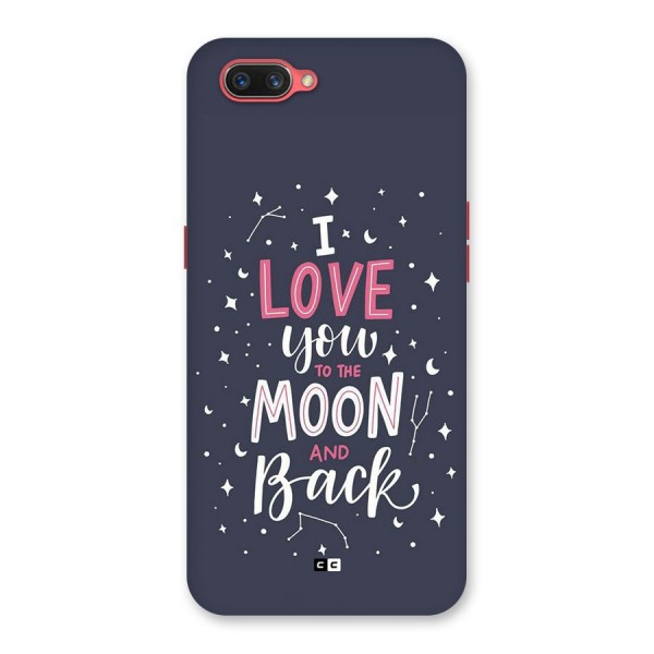 Love To The Moon Back Case for Oppo A3s