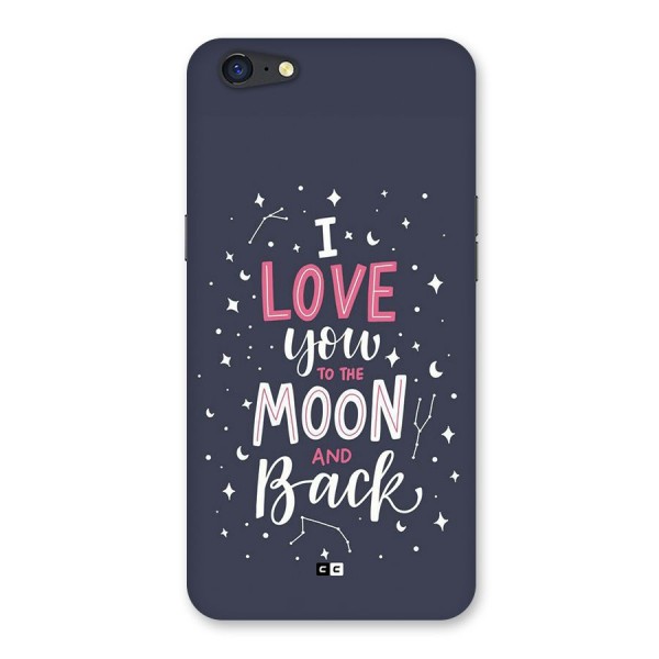 Love To The Moon Back Case for Oppo A71