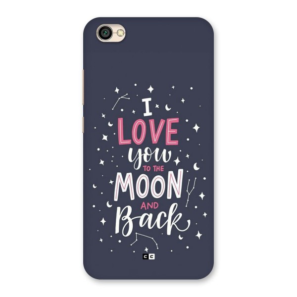 Love To The Moon Back Case for Redmi Y1 Lite