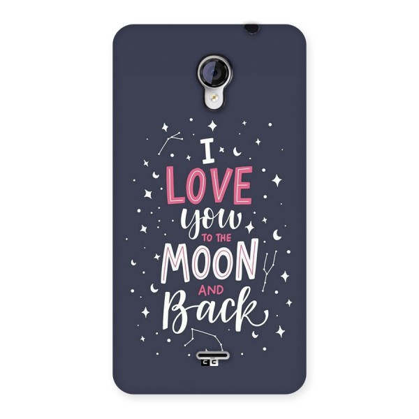 Love To The Moon Back Case for Unite 2 A106