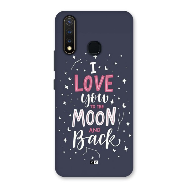 Love To The Moon Back Case for Vivo U20