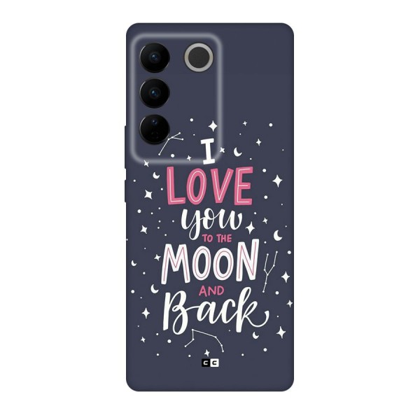 Love To The Moon Back Case for Vivo V27