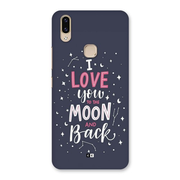 Love To The Moon Back Case for Vivo V9