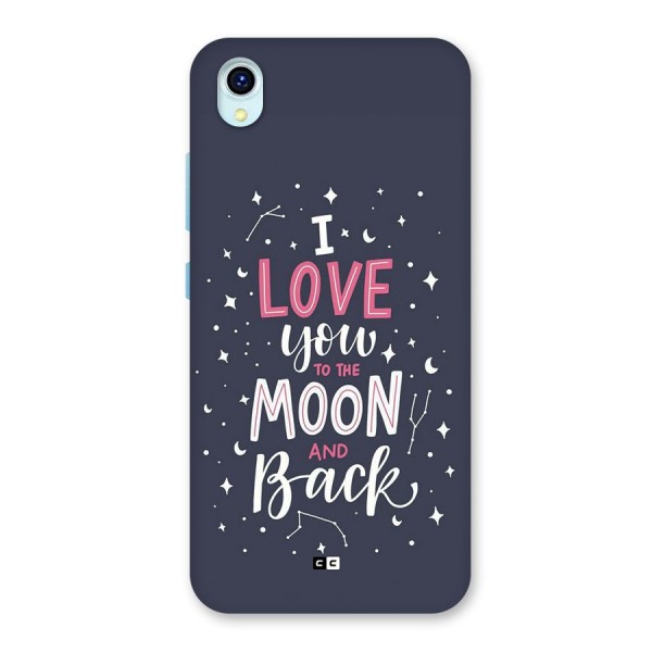 Love To The Moon Back Case for Vivo Y1s