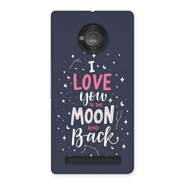 Love To The Moon Back Case for Yuphoria