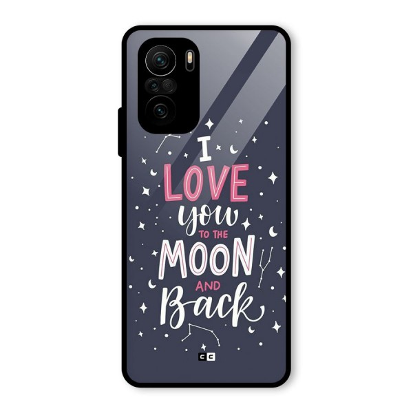 Love To The Moon Glass Back Case for Mi 11x