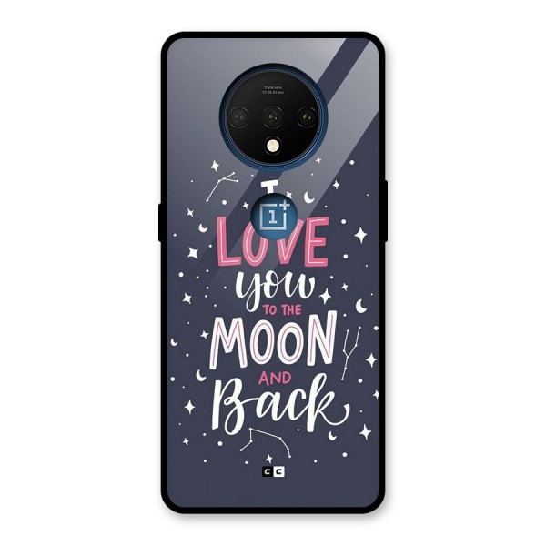 Love To The Moon Glass Back Case for OnePlus 7T