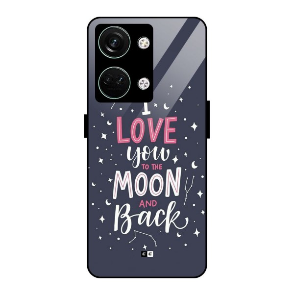 Love To The Moon Glass Back Case for Oneplus Nord 3