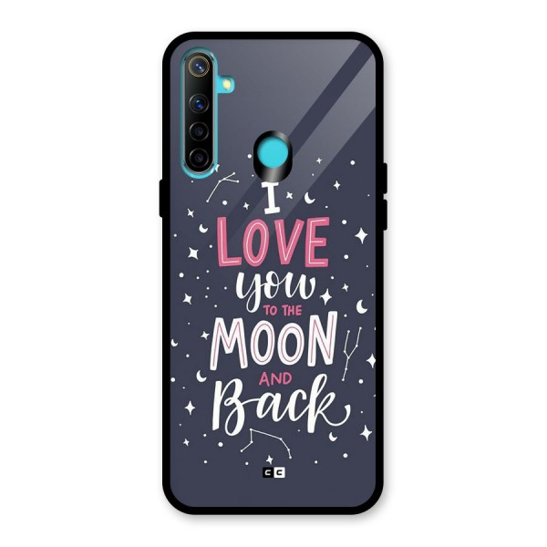 Love To The Moon Glass Back Case for Realme 5