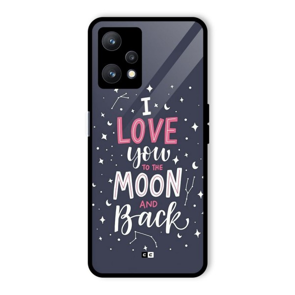 Love To The Moon Glass Back Case for Realme 9 Pro 5G