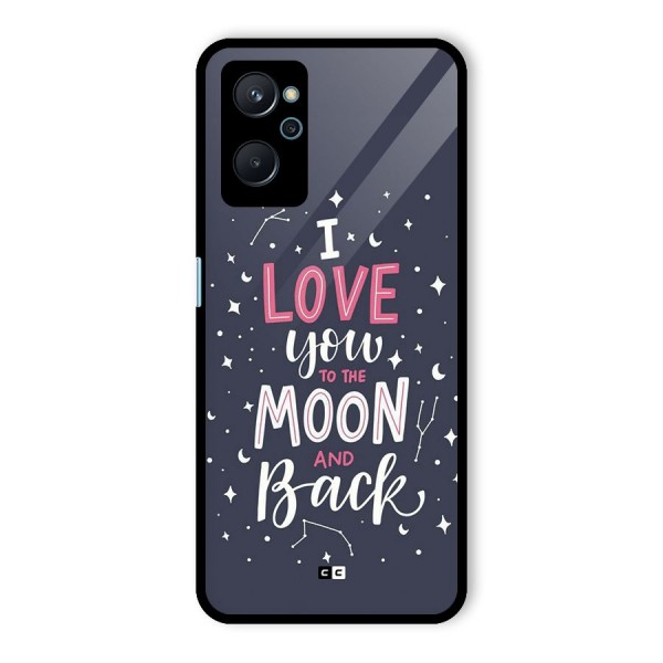 Love To The Moon Glass Back Case for Realme 9i