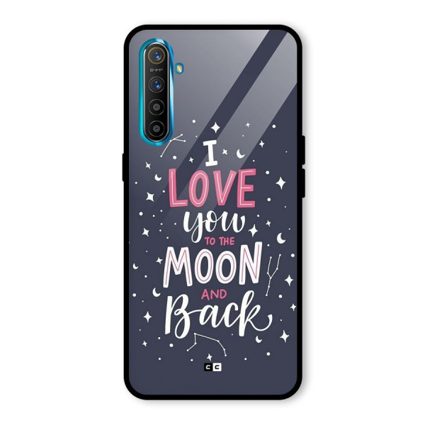 Love To The Moon Glass Back Case for Realme X2