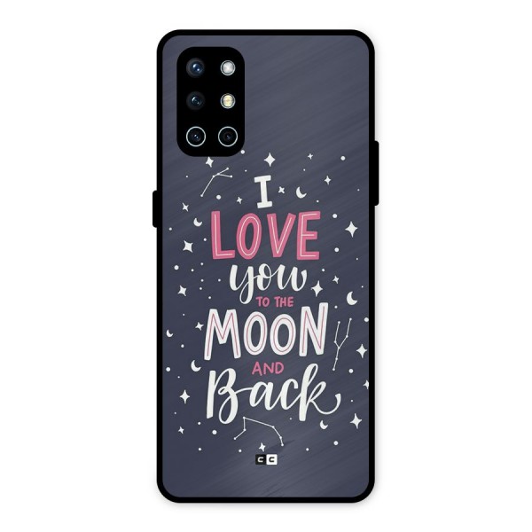 Love To The Moon Metal Back Case for OnePlus 9R