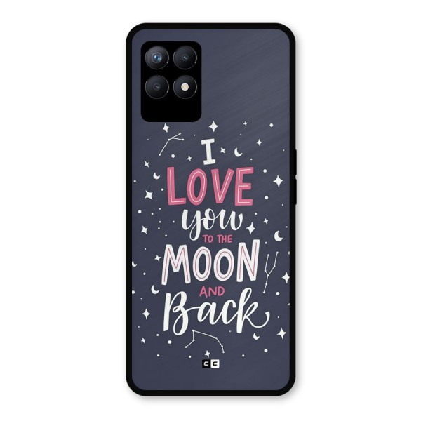 Love To The Moon Metal Back Case for Realme Narzo 50