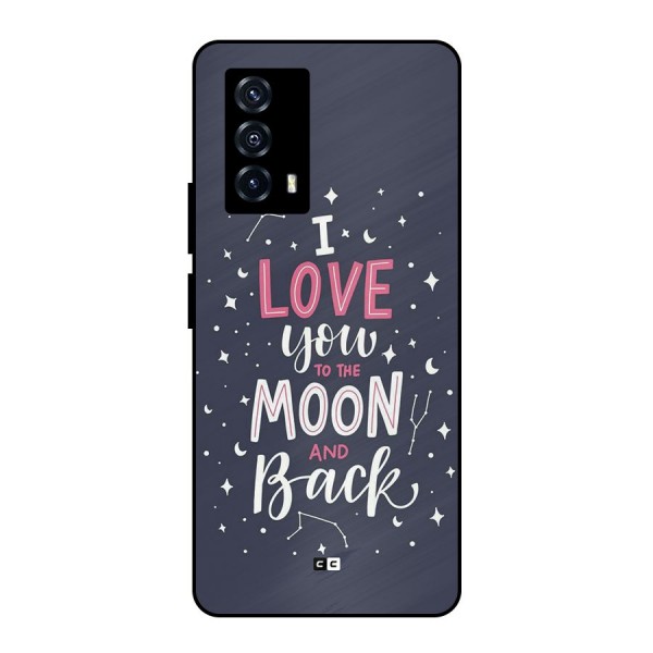 Love To The Moon Metal Back Case for iQOO Z5