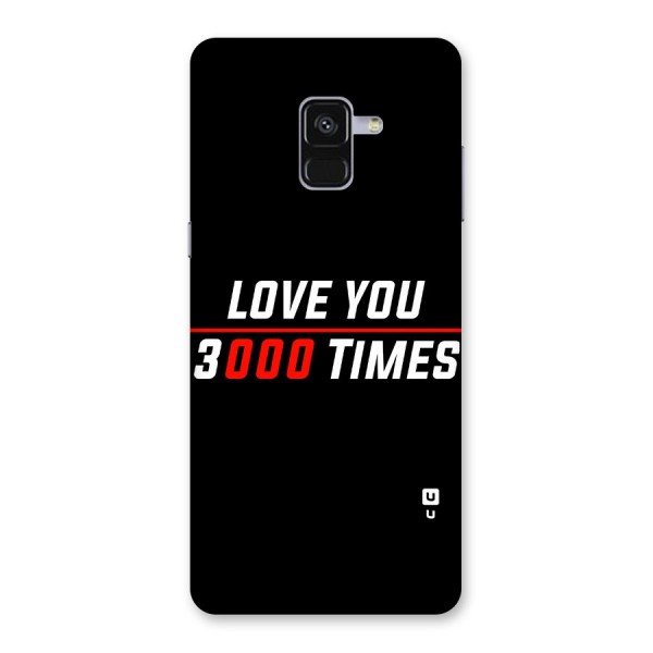 Love You 3000 Times Back Case for Galaxy A8 Plus