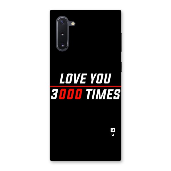 Love You 3000 Times Back Case for Galaxy Note 10