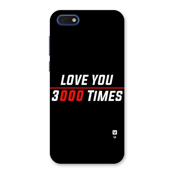 Love You 3000 Times Back Case for Honor 7s