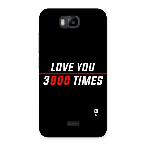 Love You 3000 Times Back Case for Honor Bee