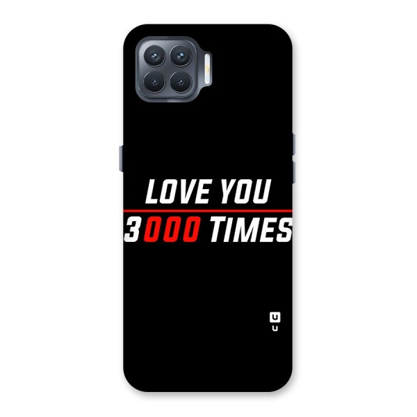 Love You 3000 Times Back Case for Oppo F17 Pro